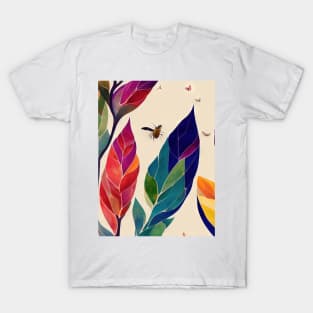 Chromatic Botanic Abstraction #39 T-Shirt